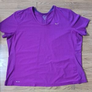 Nike Women's Short Sleeve Purple Tee